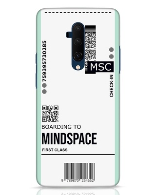 Shop Mindspace Ticket Designer Hard Cover for OnePlus 7T Pro-Front