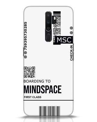 Shop Mindspace Ticket Designer Hard Cover for Oppo A5 2020-Front