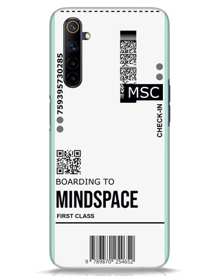 Shop Mindspace Ticket Designer Hard Cover for Realme 6i-Front