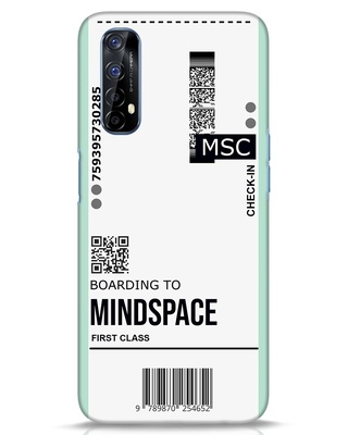 Mindspace Ticket Designer Hard Cover for Realme 7
