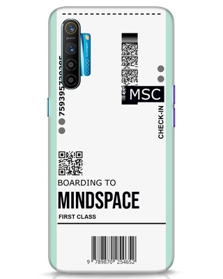 Shop Mindspace Ticket Designer Hard Cover for Realme XT-Front
