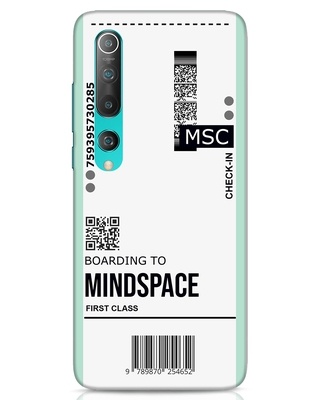 Shop Mindspace Ticket Designer Hard Cover for Xiaomi Mi 10-Front