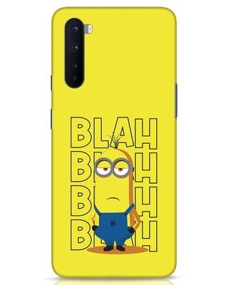 Shop Minion Blah OnePlus Nord r Mobile Cover-Front