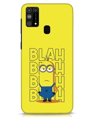 Shop Minion Blah Printed Designer Hard Cover for Samsung Galaxy M31 (Shock Proof,Light Weight)-Front
