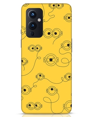 Shop Minion Wires OnePlus 9  Mobile Cover-Front