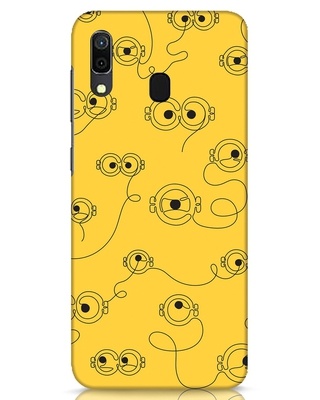 Shop Minion Wires Samsung Galaxy A30 Mobile Cover-Front