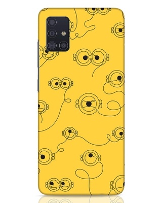 Shop Minion Wires Samsung Galaxy A51 Mobile Cover-Front