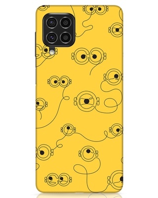 Shop Minion Wires Samsung Galaxy F62  Mobile Cover-Front
