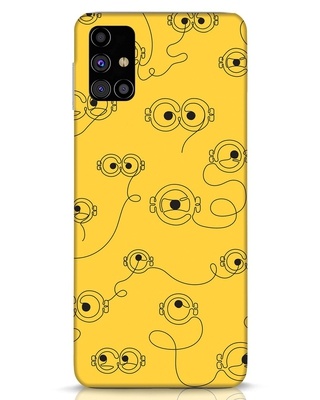 Shop Minion Wires Samsung Galaxy M31s Mobile Cover-Front