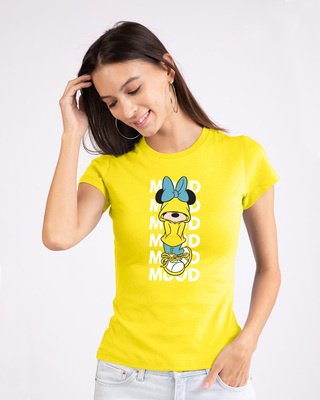 Shop Minnie Mood Half Sleeve T-Shirt (DL)-Front