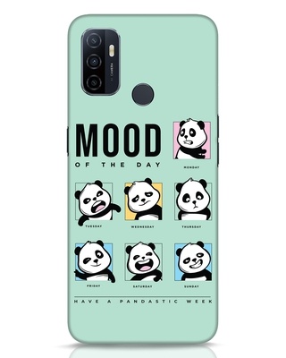 Shop Moody Panda Designer Hard Cover for Oppo A53-Front