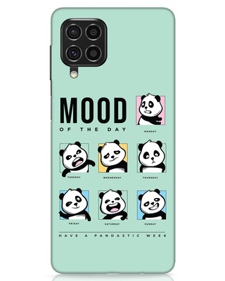 Shop Moody Panda Designer Hard Cover for Samsung Galaxy F62-Front