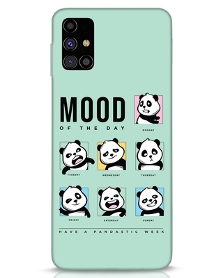 Shop Moody Panda Designer Hard Cover for Samsung Galaxy M31s-Front