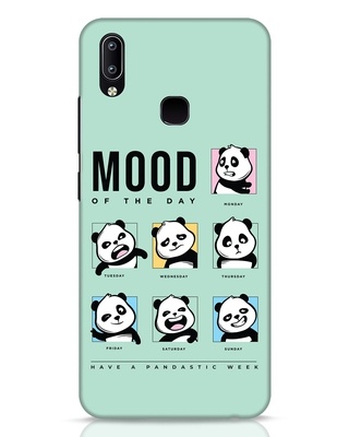 Shop Moody Panda Designer Hard Cover for Vivo Y91-Front