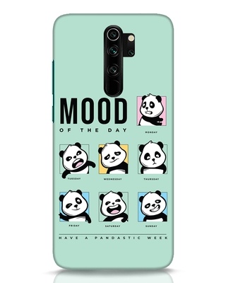 Shop Moody Panda Designer Hard Cover for Xiaomi Redmi Note 8 Pro-Front