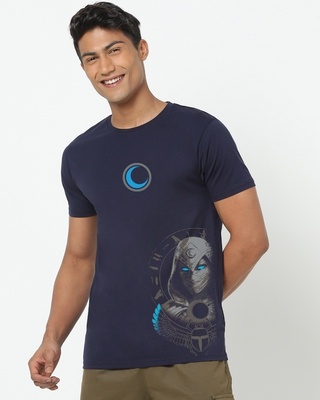 Shop Moon Knight 2.0 Half Sleeve T-shirt-Front