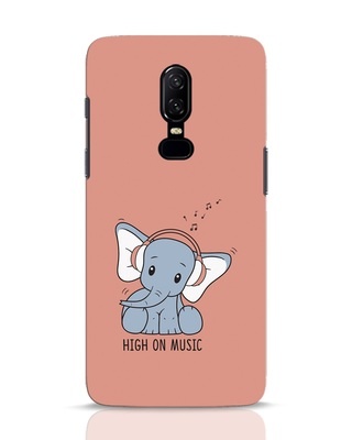 Shop Music Elephant OnePlus 6 Mobile Cover-Front