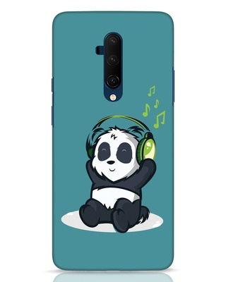 Shop Music Panda OnePlus 7T Pro Mobile Cover-Front