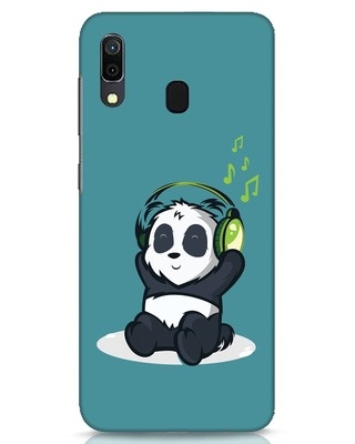 Shop Music Panda Samsung Galaxy A30 Mobile Cover-Front