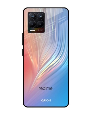 Shop Mystic Aurora Printed Premium Glass Cover for Realme 8 Pro (Shock Proof, Lightweight)-Front
