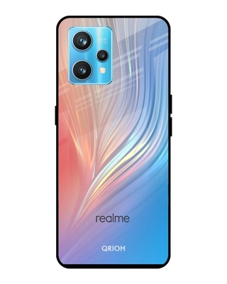 Shop Mystic Aurora Printed Premium Glass Cover For Realme 9 Pro Plus (Shockproof, Light Weight)-Front