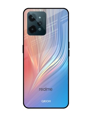 Shop Mystic Aurora Printed Premium Glass Cover for Realme C31 (Shockproof, Light Weight)-Front
