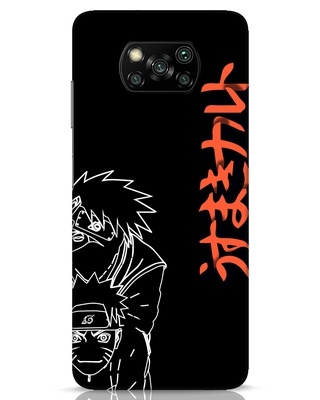Shop Naruto Kakashi Designer Hard Cover for Xiaomi Poco X3 Pro-Front