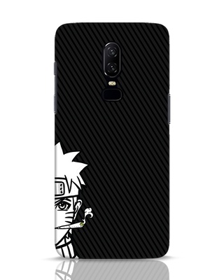 Shop Naruto Stick Designer Hard Cover for OnePlus 6-Front