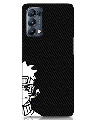 Shop Naruto Stick Designer Hard Cover for Oppo Reno 5 Pro-Front
