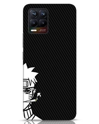 Shop Naruto Stick Designer Hard Cover for Realme 8-Front