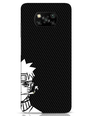 Shop Naruto Stick Designer Hard Cover for Xiaomi Poco X3 Pro-Front