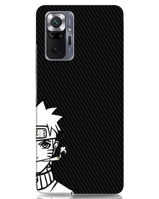 Shop Naruto Stick Designer Hard Cover for Xiaomi Redmi Note 10 Pro-Front
