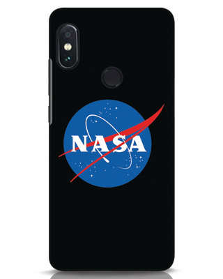 Shop NASA Logo Designer Hard Cover for Xiaomi Redmi Note 5 Pro-Front