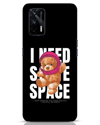 Shop Need Space Teddy Designer Hard Cover for Realme X7-Front
