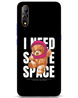 Shop Need Space Teddy Designer Hard Cover for Vivo S1-Front