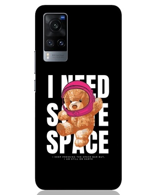 Shop Need Space Teddy Designer Hard Cover for Vivo X60-Front
