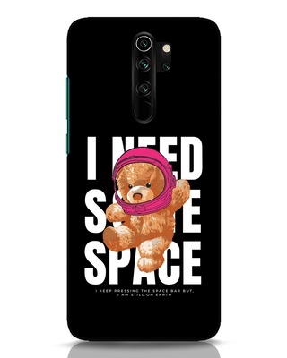 Shop Need Space Teddy Designer Hard Cover for Xiaomi Redmi Note 8 Pro-Front