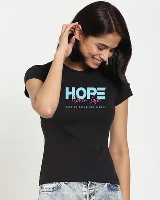 Shop Never Lose Hope Half Sleeve T-shirt-Front
