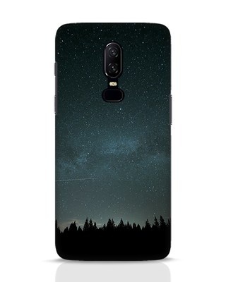 Shop Night Star OnePlus 6 Mobile Cover-Front