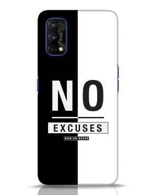 Shop No Excuses Stripe Realme 7 pro Mobile Cover-Front
