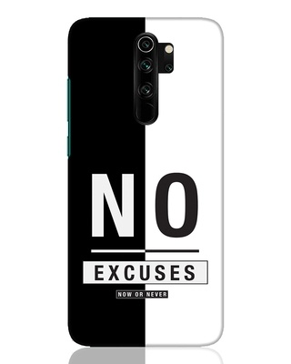 Shop No Excuses Stripe Designer Hard Cover for Xiaomi Redmi Note 8 Pro-Front