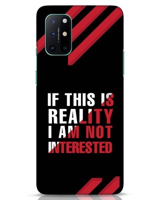 Shop Not Interested OnePlus 8T Mobile Cover-Front
