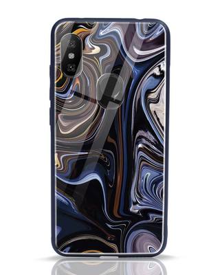 Shop Oil Paint Marable Xiaomi Redmi Note 6 Pro Glass Mobile Cover-Front