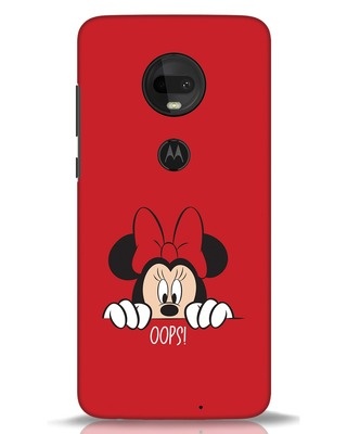 Shop Oops Minnie Moto G7 Mobile Cover-Front