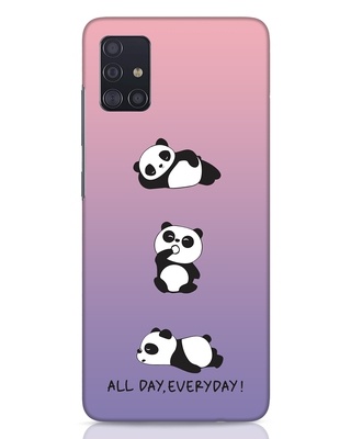 Shop Panda Day Designer Hard Cover for Samsung Galaxy A51-Front