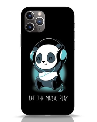 Shop Panda Headphones iPhone 11 Pro Mobile Cover-Front
