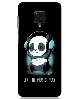 Shop Panda Headphones Xiaomi Poco M2 pro Mobile Cover-Front