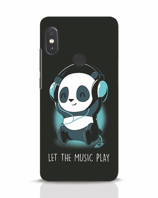 Shop Panda Headphones Xiaomi Redmi Note 5 Pro Mobile Cover-Front