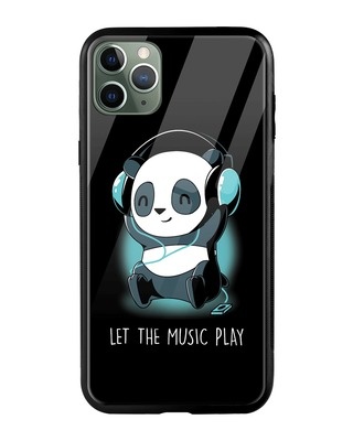 Shop Panda Music Play iPhone 11 Pro Max Mobile Cover-Front