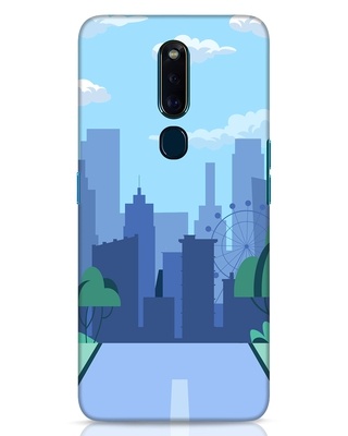 Shop Panda Scooter Designer Hard Cover for Oppo F11 Pro-Front